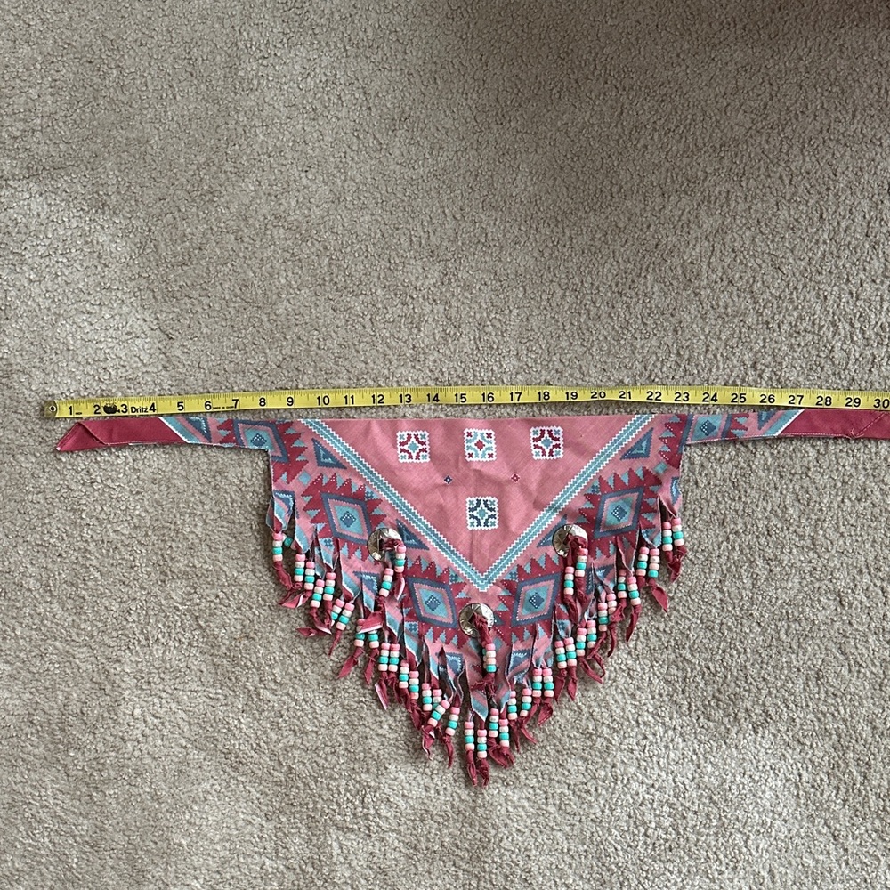 Southwestern Beaded Scarf - Picture 6 of 7